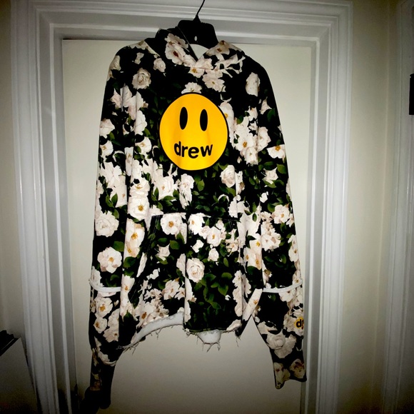 drew house mascot hoodie iceberg roses size L